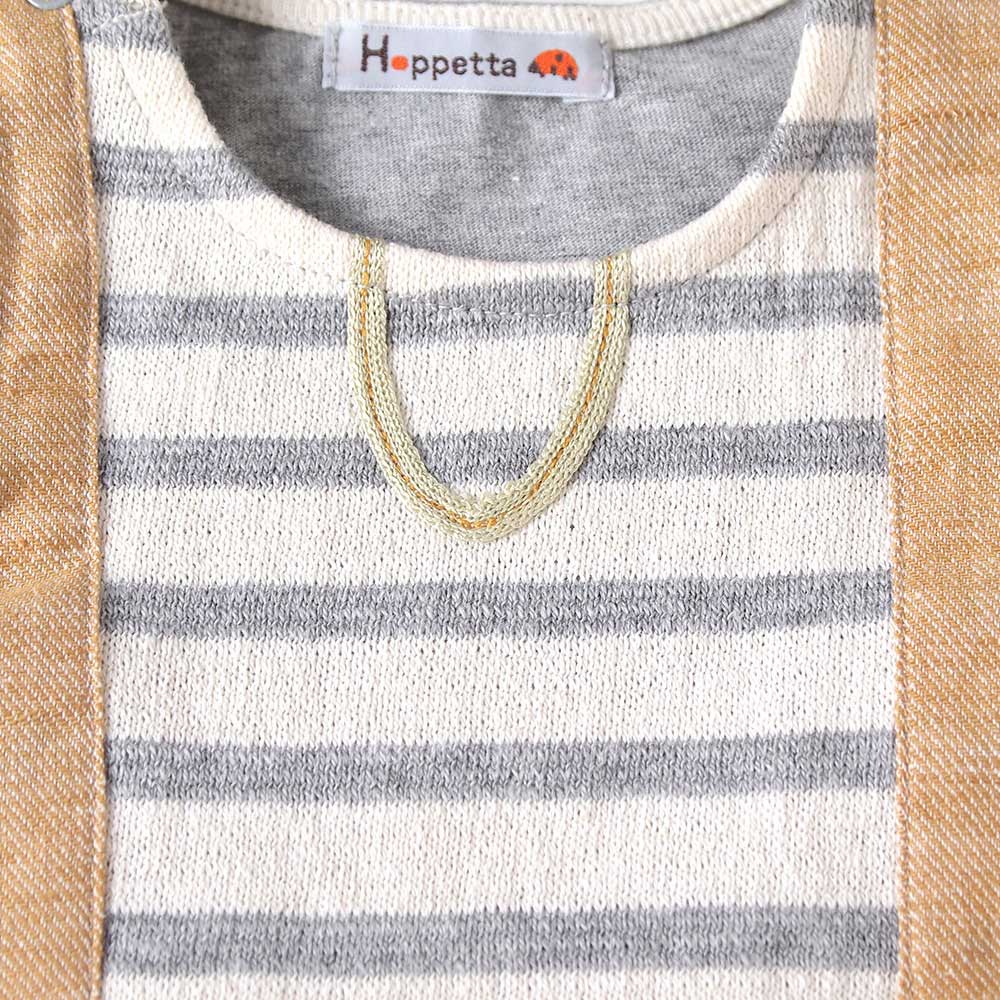 Hoppetta Boy Short Overall - Gray | Little Baby.