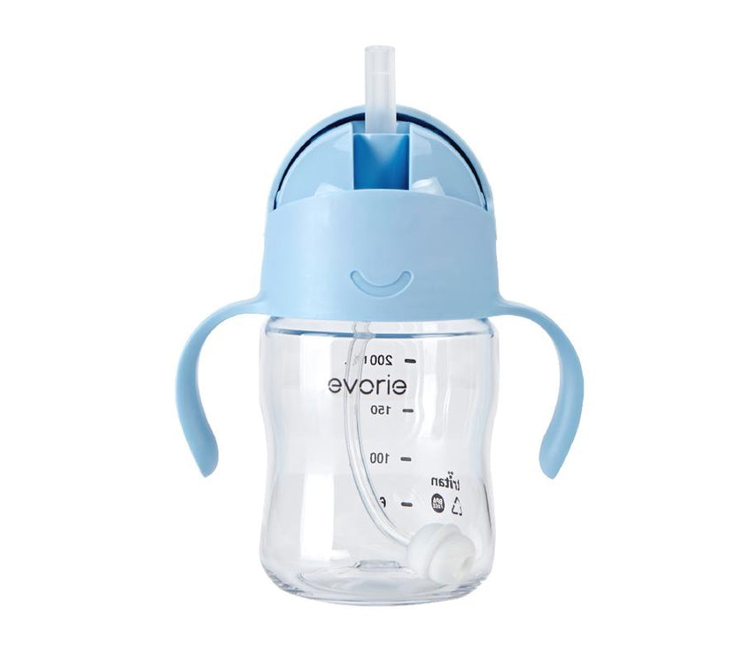 Evorie Sippy Cup Water Bottle 200mL Replacement Straw