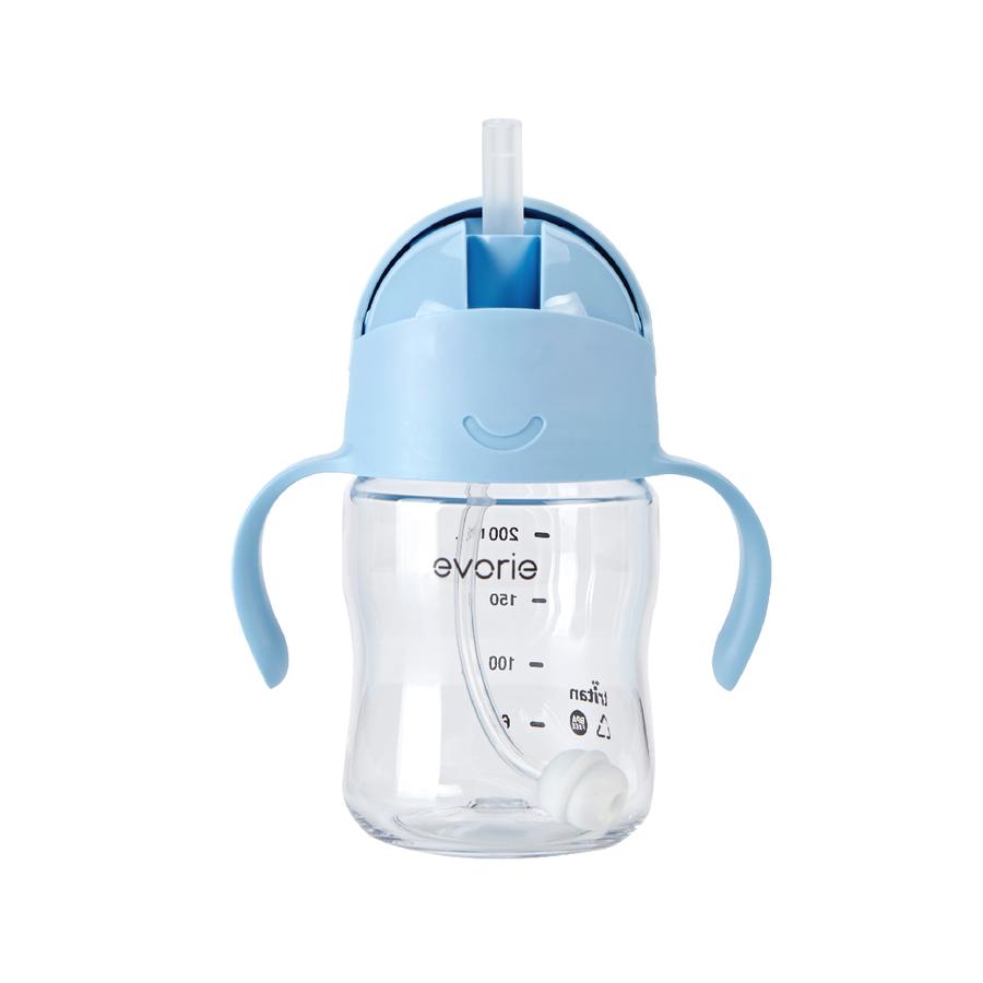 Evorie Sippy Cup Water Bottle 200mL Replacement Straw-3
