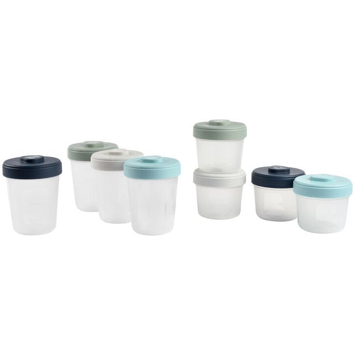 Beaba Toddler Food Storage Set - 8 Clip Portions-1