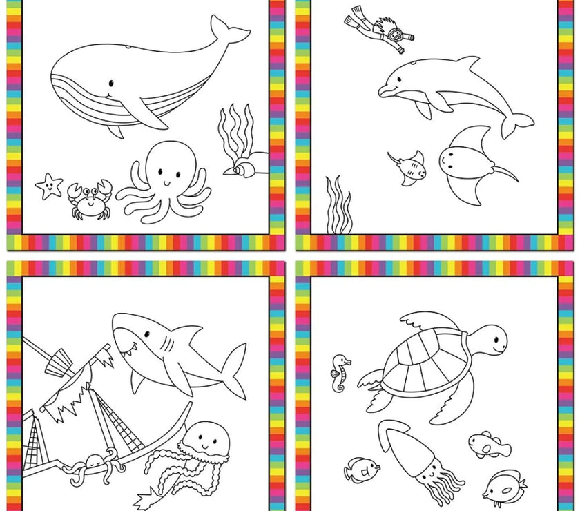 Galt First Water Magic Reusable Colouring Book (Assorted Designs)