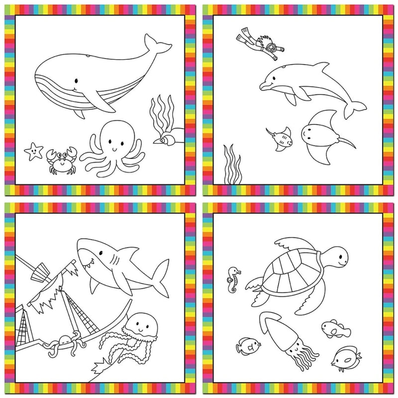 Galt First Water Magic Reusable Colouring Book (Assorted Designs)-3