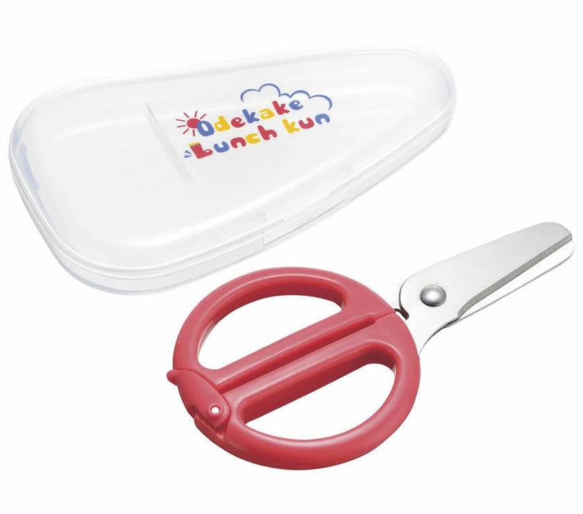 Richell Stainless Steel Scissors for Baby Food with Case 2pcs