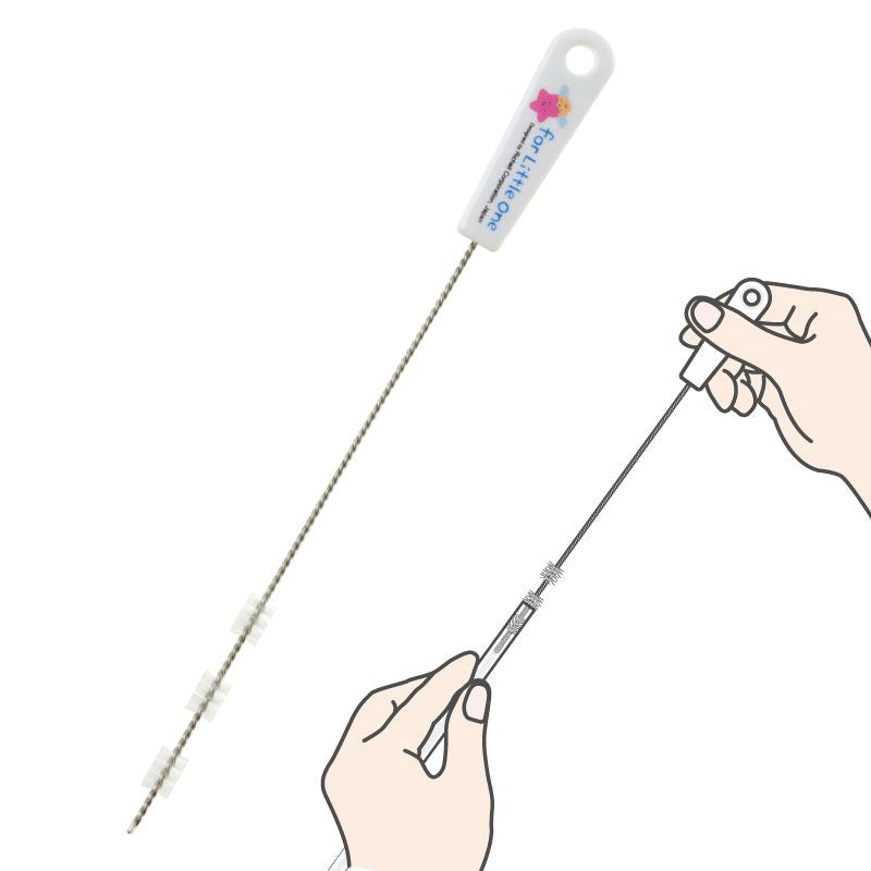 Richell LO Straw Brush 2pcs-2