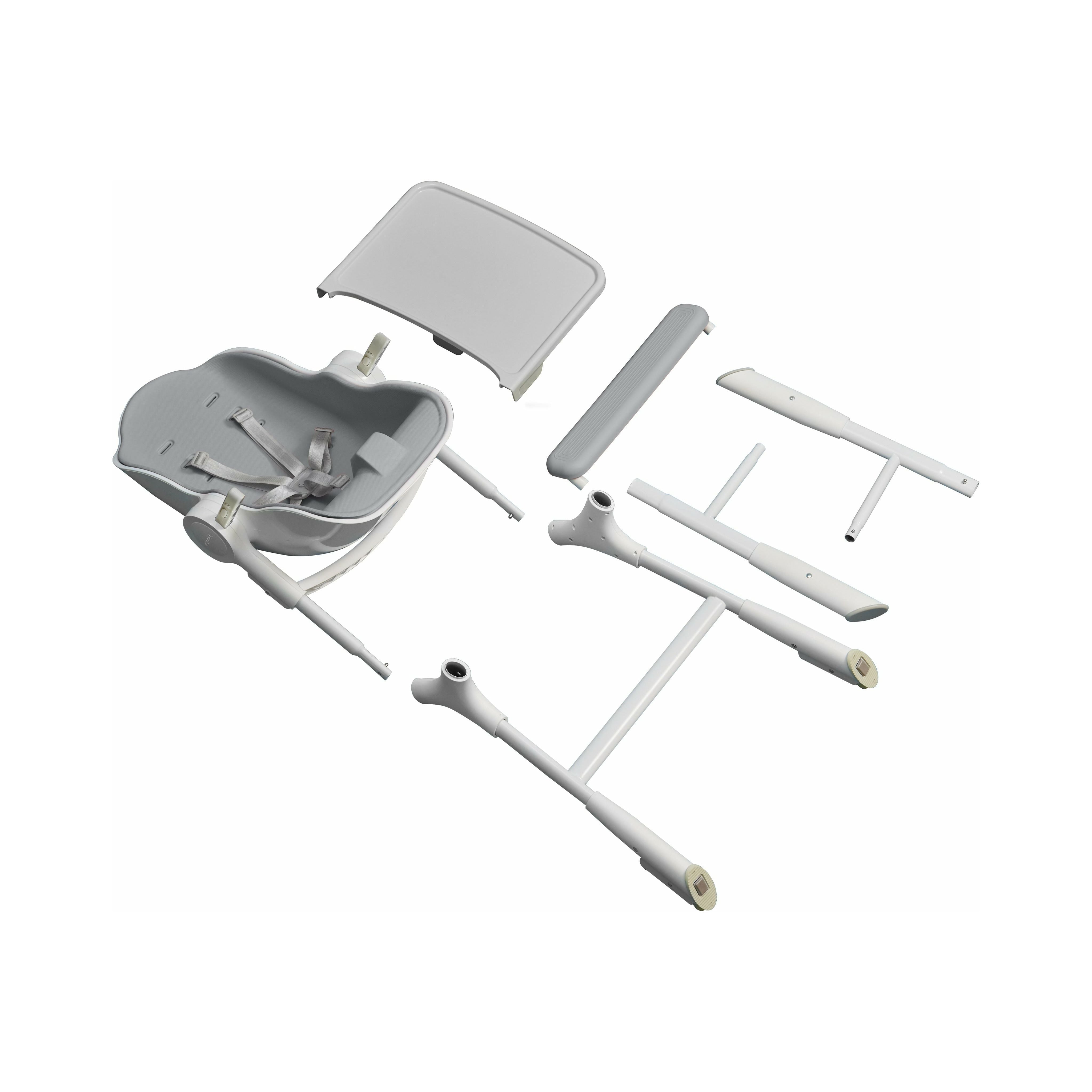Oribel Cocoon Z High Chair - Ice Grey
