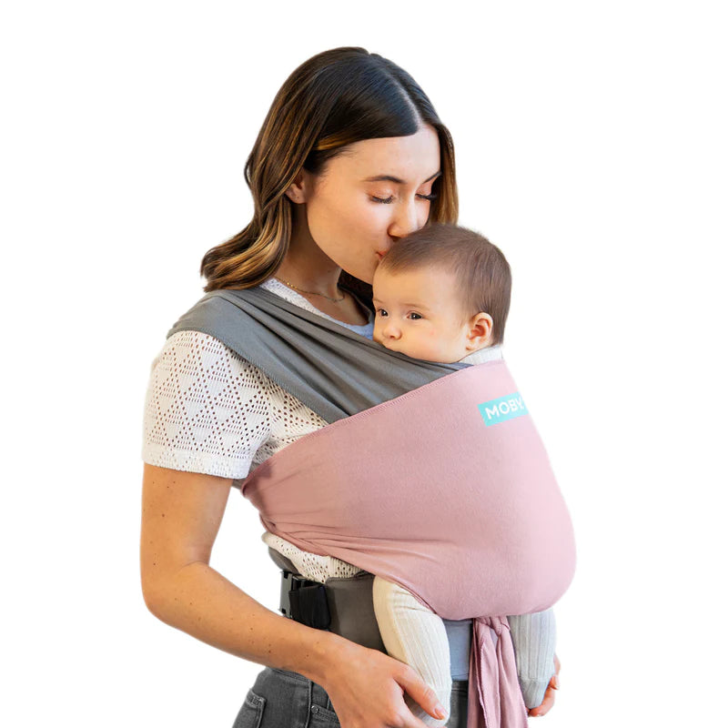 Moby Easy Wrap Carrier - Dusty Rose-5
