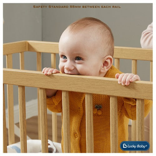 Lucky Baby Lettino™ Rovolutionary Cot - White-9