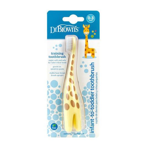 Dr. Brown’s Infant-to-Toddler Toothbrush (Assorted Designs)