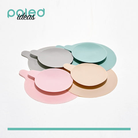 Poled Double Suction Silicone Plate | Little Baby.
