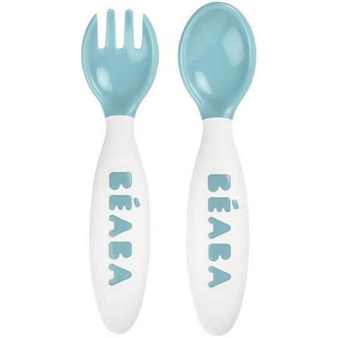 Beaba 2nd Stage Training Fork & Spoon (Assorted Colours)