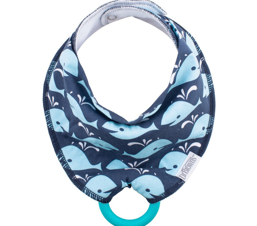 Dr. Brown’s Bandana Bibs w Teether (Assorted Designs)
