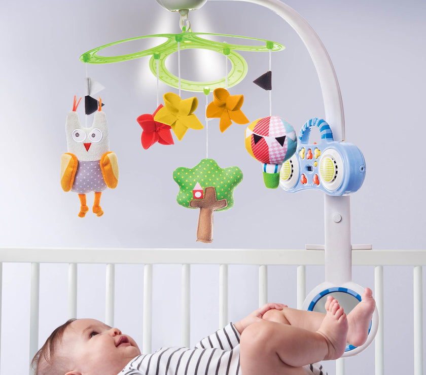 Taf Toys MP3 Stereo Owl Mobile | Little Baby.