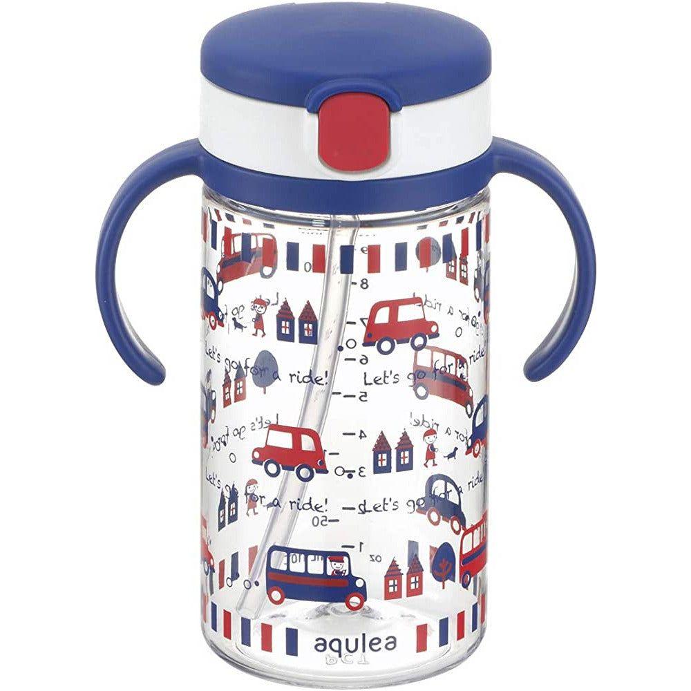 Richell Aqulea Clear Straw Bottle Mug (320ml)