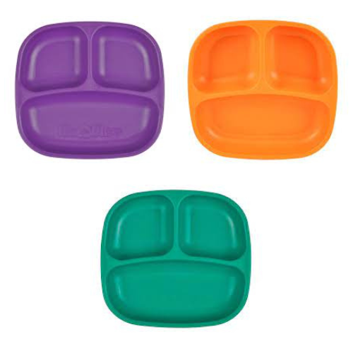Re-Play Divided Plate Set of 3-7