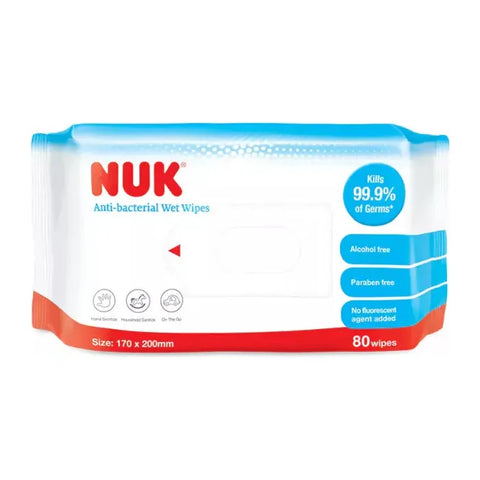 NUK Anti-bacterial Wet Wipes (80s x 3)