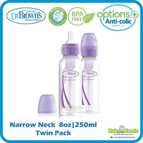 Dr. Brown’s 250ml PP Options+ Narrow-Neck Baby Bottle (Assorted Designs)