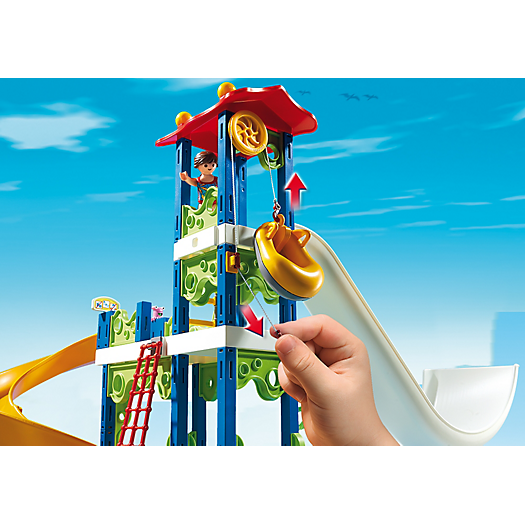 Playmobil 6669 Water Park with Slides *New!* | Little Baby.