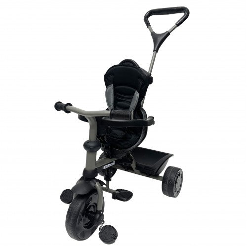 Lucky Baby Molti™ 4 In 1 Classic Tricycle - Grey/Black