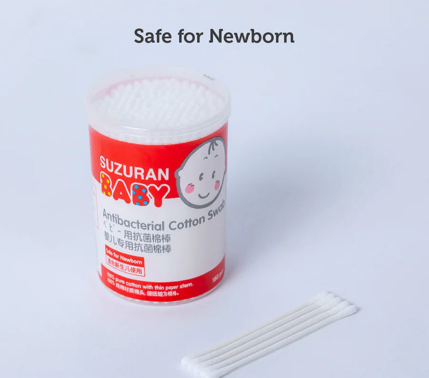 Suzuran Antibacterial Cotton Swab 180 pcs