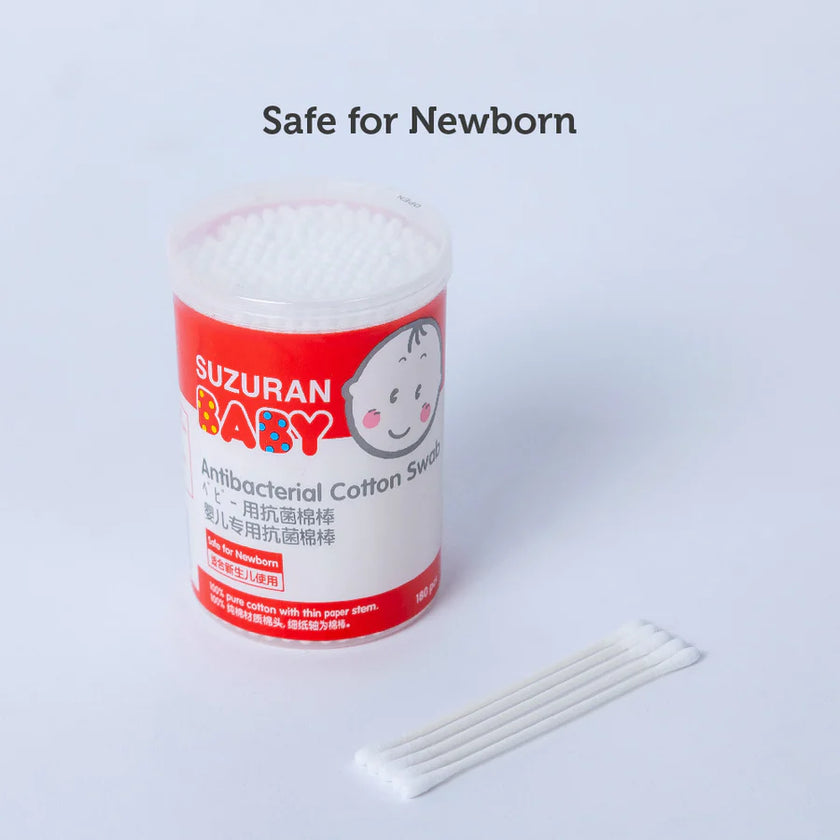 Suzuran Antibacterial Cotton Swab 180 pcs