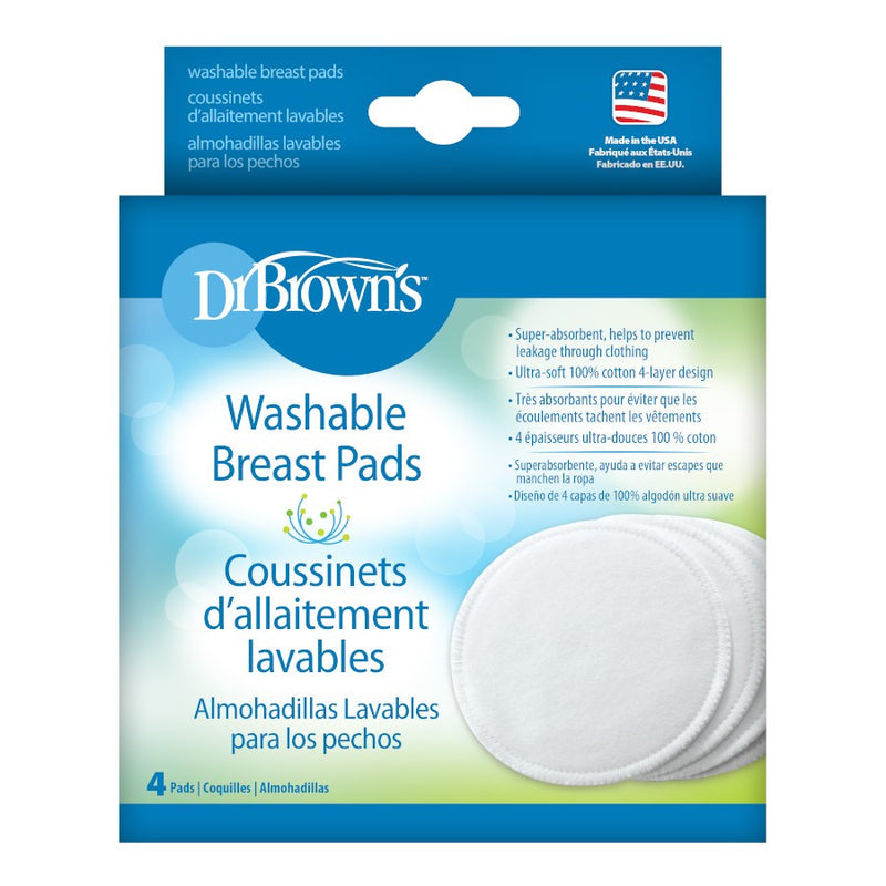 Dr. Brown’s Washable Breast Pads 4pcs-2