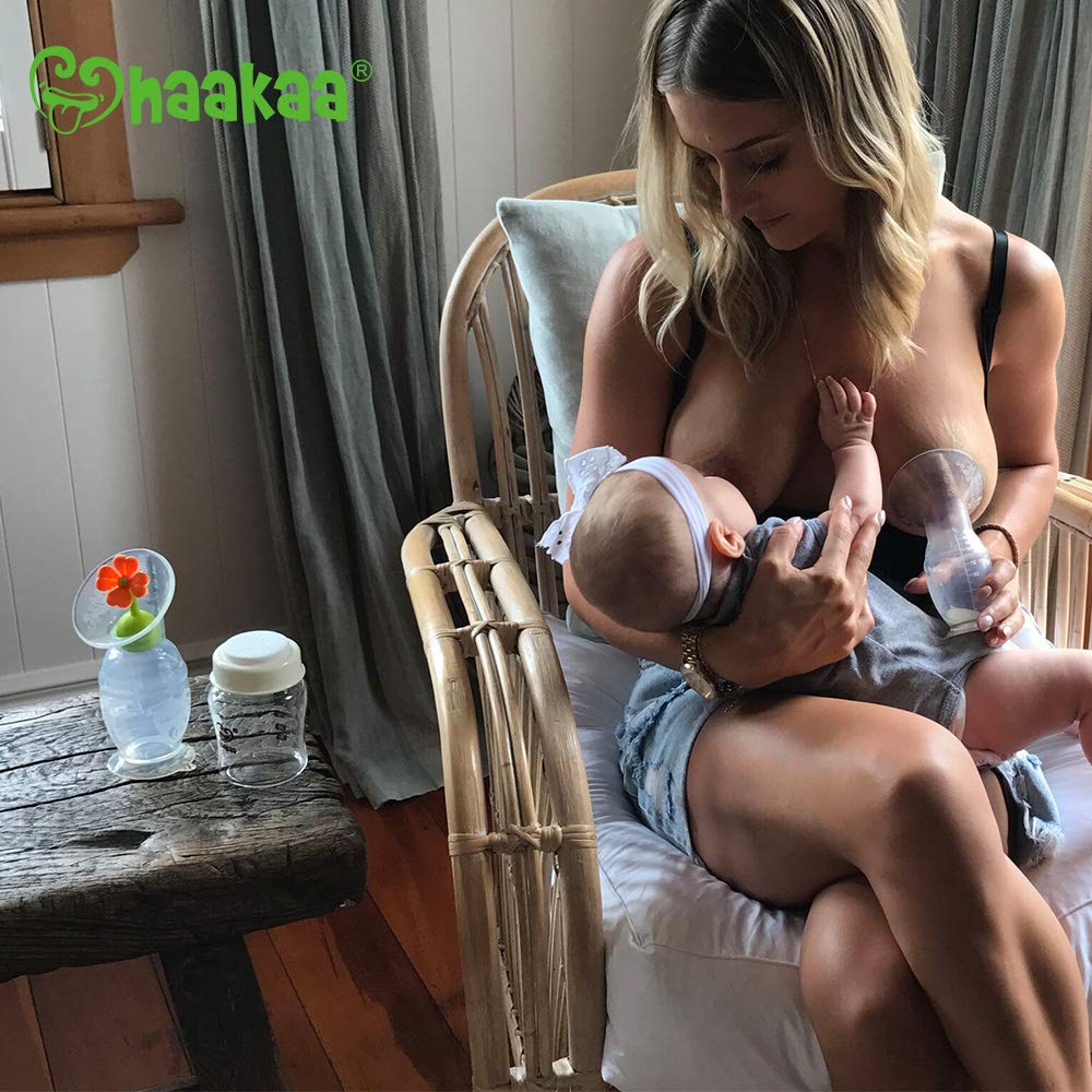 Haakaa Gen 2 Silicone Manual Breast Pump, 150ml (New w/ Suction Base) | Little Baby.