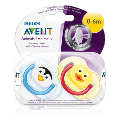 Philips AVENT Silicone Soothers 0-6mths | Little Baby.