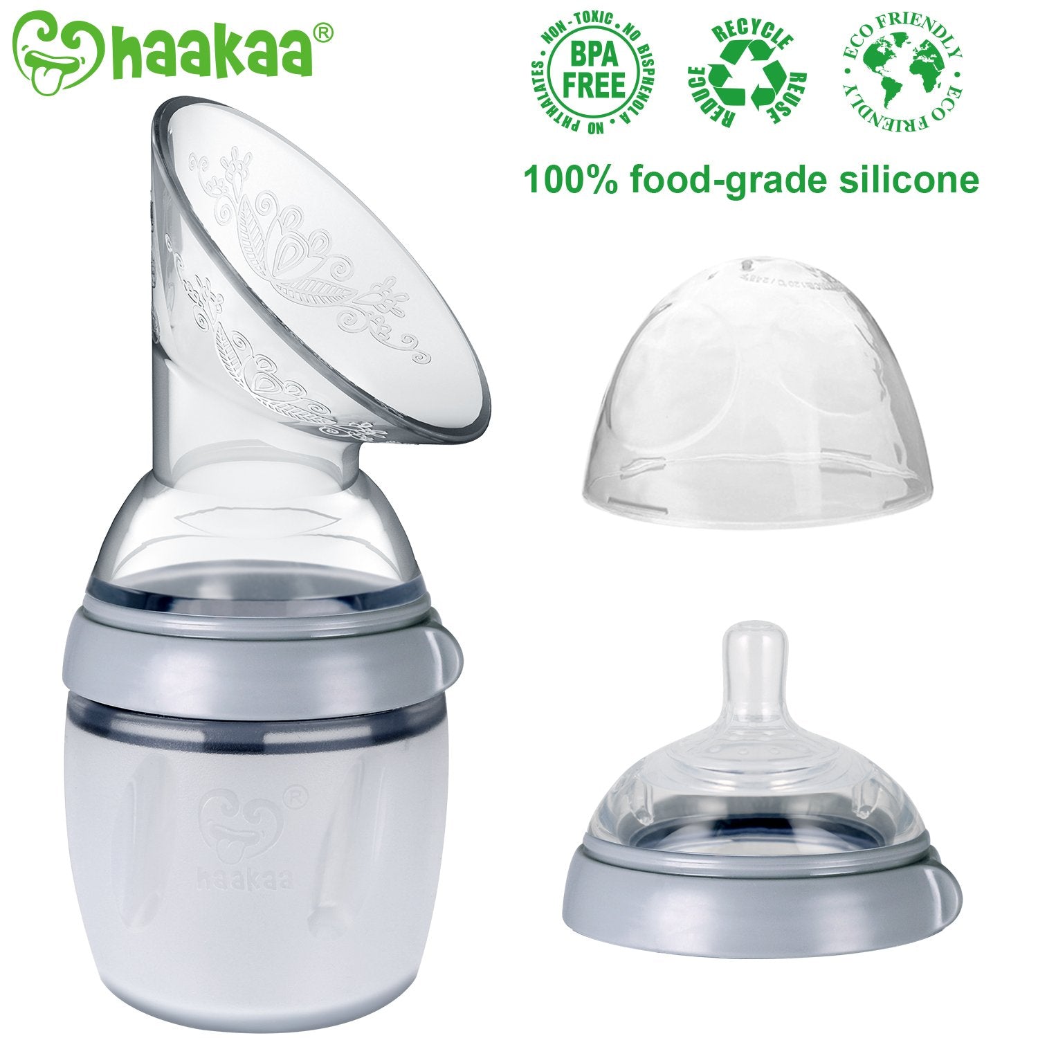 Haakaa Silicone Bottle Replacement Cap | Little Baby.