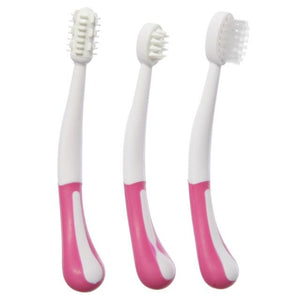 Dreambaby Toothbrush Set 3 Stage - Pink DB00324 | Little Baby.