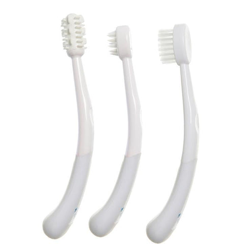Dreambaby Toothbrush Set 3 Stage - White DB00325 | Little Baby.