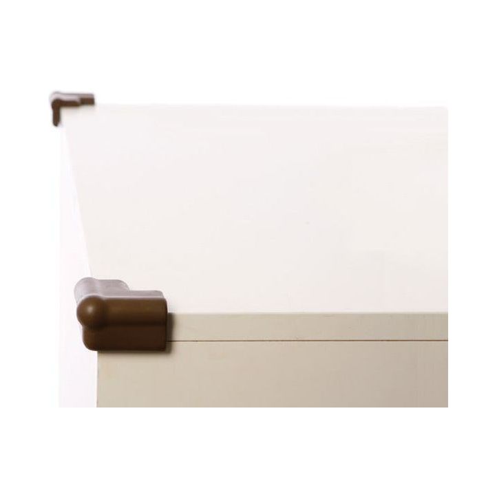 Dreambaby Foam Corner Bumpers 4pk - Brown DB00813 | Little Baby.