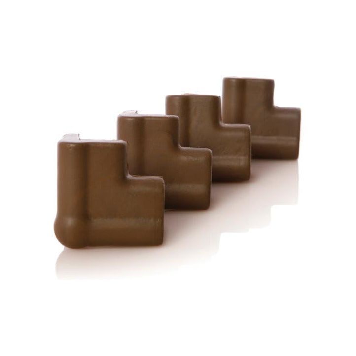 Dreambaby Foam Corner Bumpers 4pk - Brown DB00813 | Little Baby.