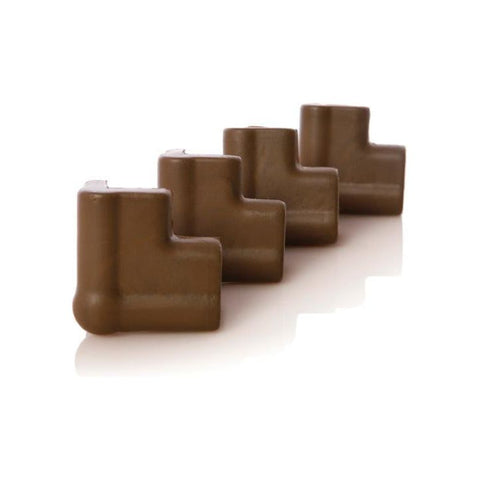 Dreambaby Foam Corner Bumpers 4pk - Brown DB00813 | Little Baby.