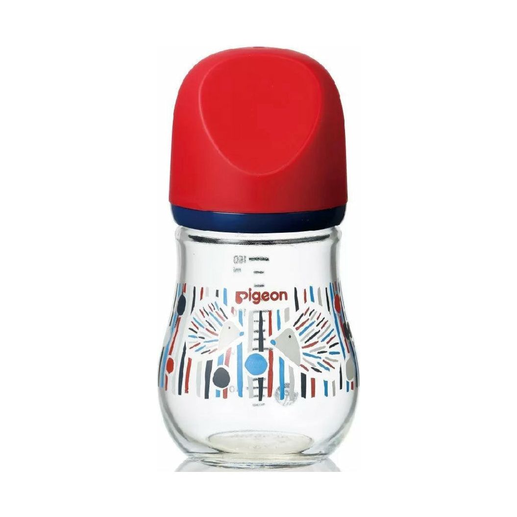 Pigeon SofTouch™ My Precious Glass Nursing Bottle Hedgehog 160ml