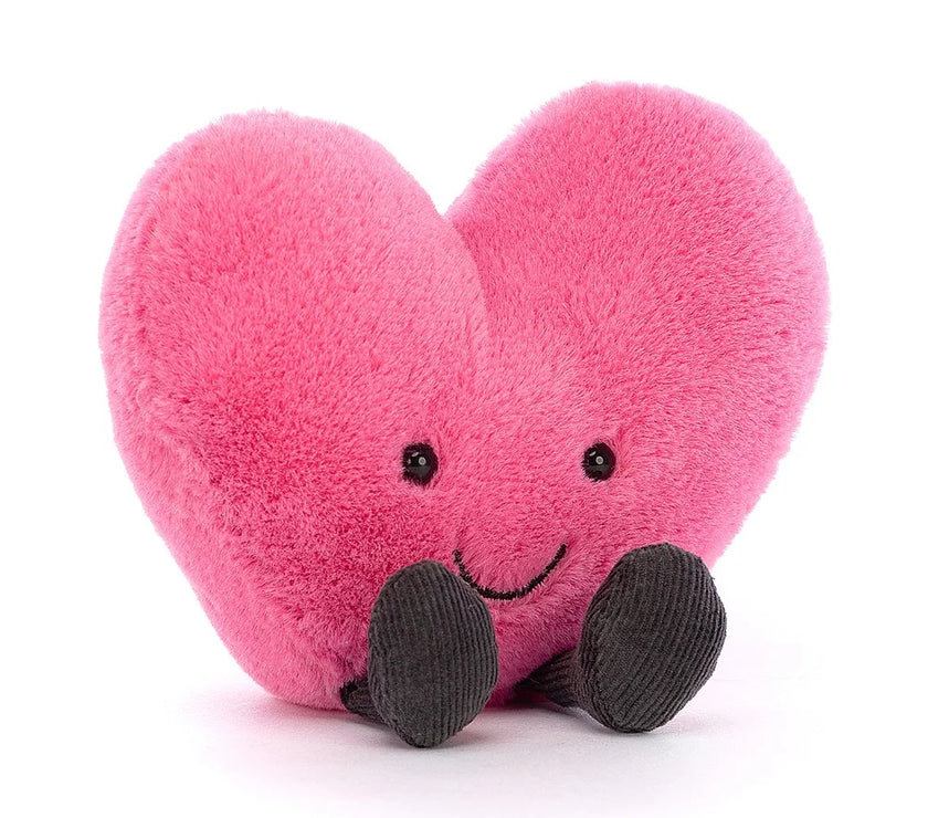 Jellycat Amuseable Hot Pink Heart - H11cm