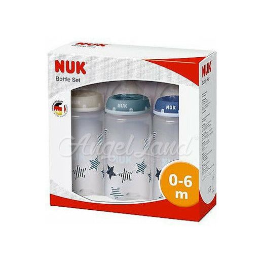 NUK Premium Choice PP Bottle with Silicone Teat (Trio Pack)-4