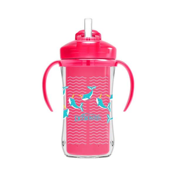 Dr. Brown’s 300ml Insulated Straw Cup w Handles (12m+) Assorted Designs