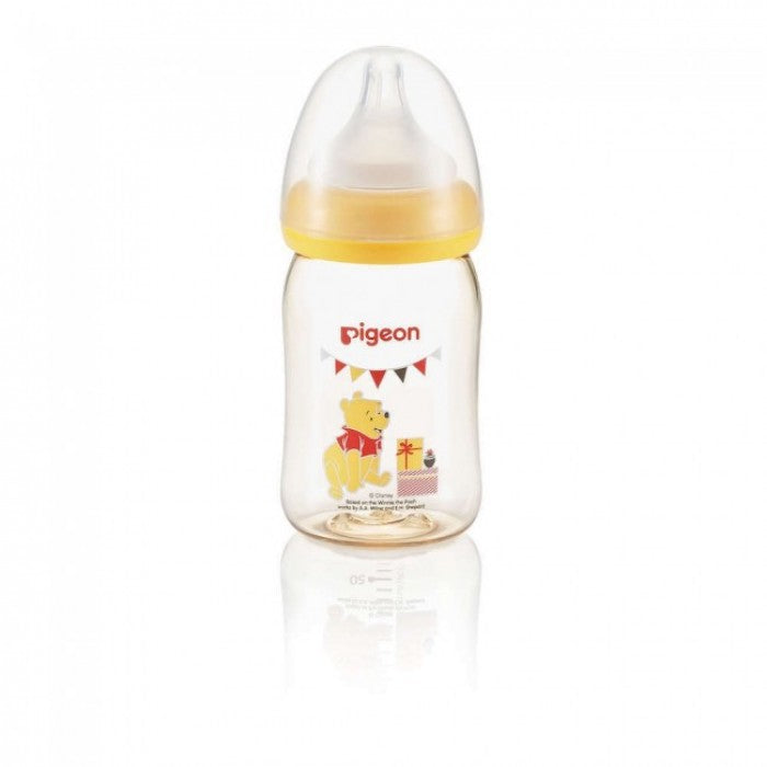 Pigeon SofTouch PPSU Nursing Bottle (Winnie The Pooh) - 160ml | Little Baby.