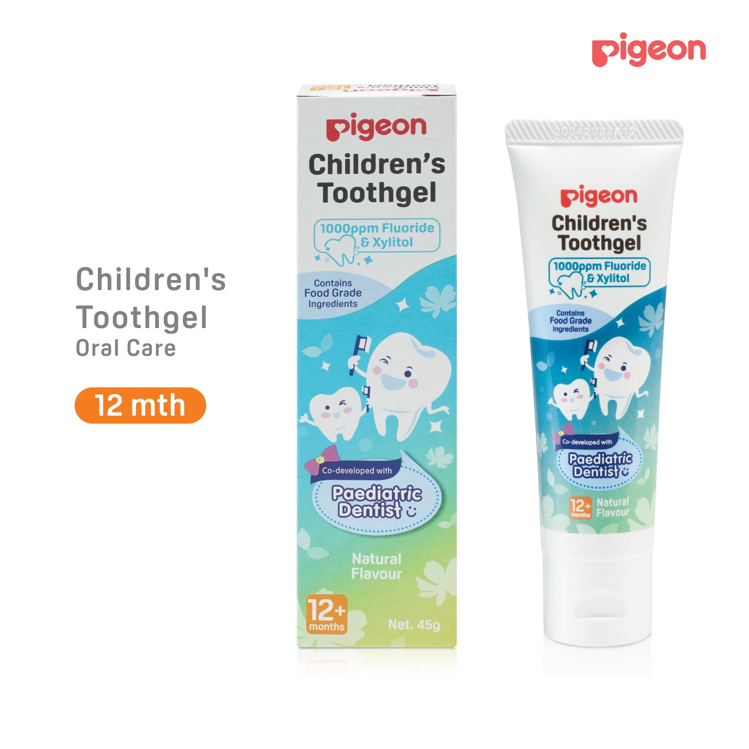 Pigeon Children's Toothgel Natural 45g