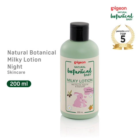 Pigeon Natural Botanical Baby Milky Lotion 200ml x3