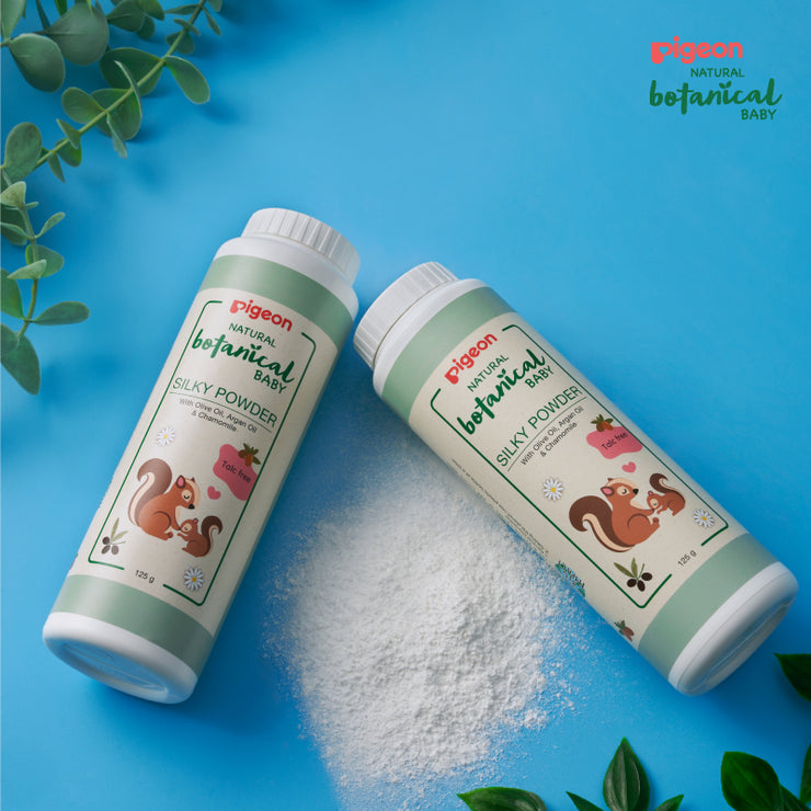 Pigeon Natural Botanical Baby Silky Powder 125g x5