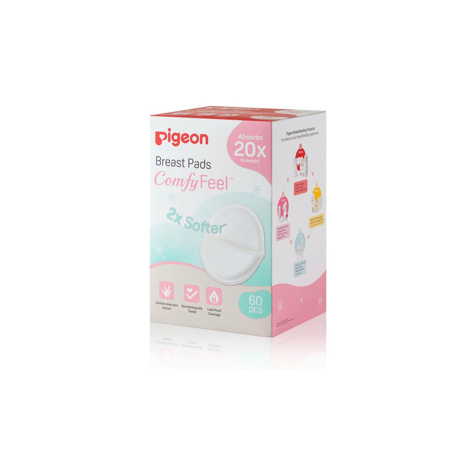 Pigeon Breast Pads Comfy Feel 60PCS