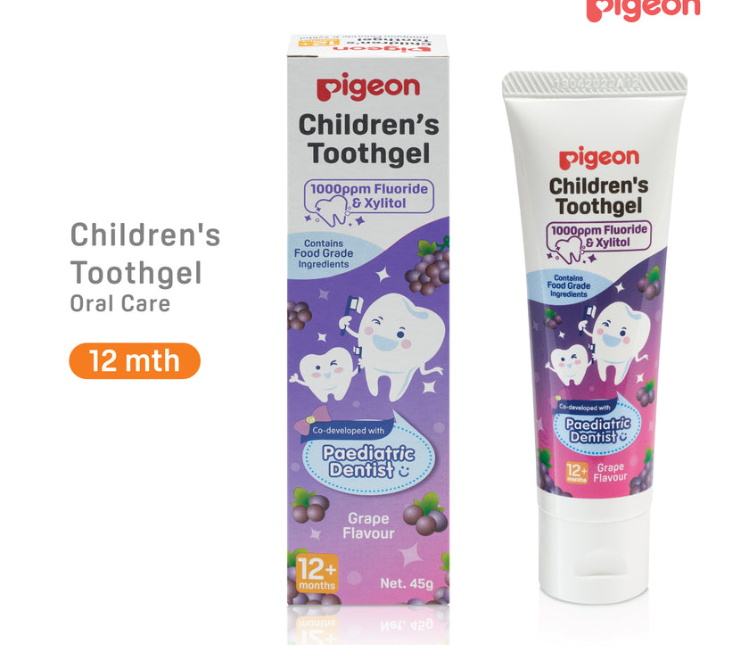 Pigeon Children's Toothgel Grape 45g x3