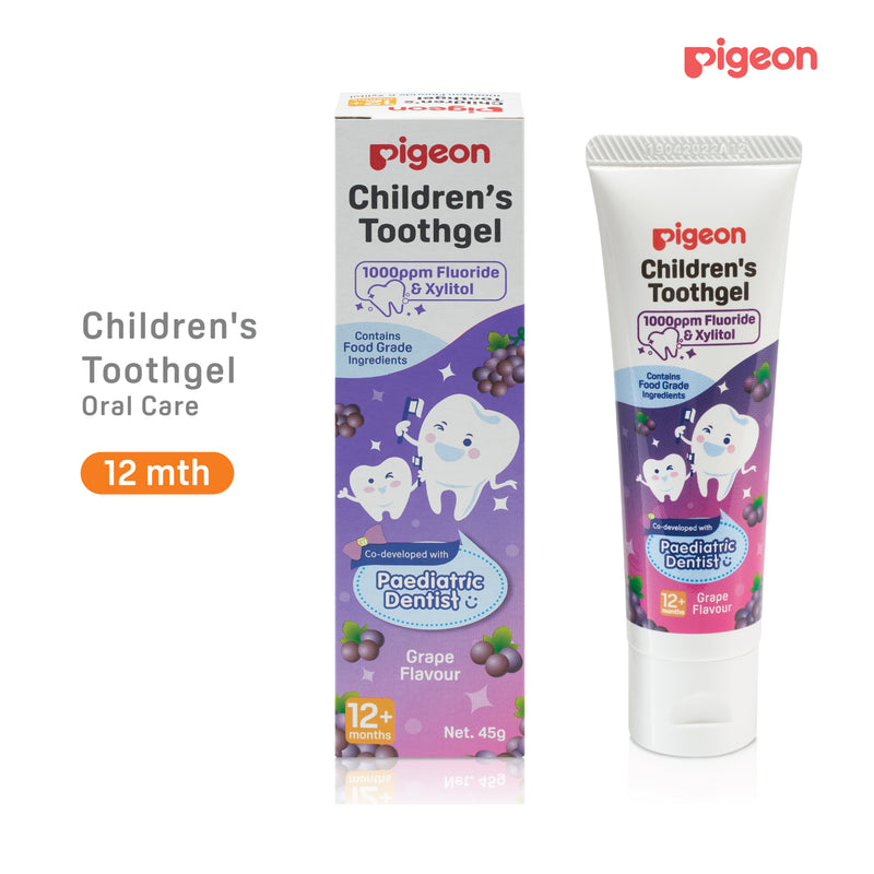 Pigeon Children's Toothgel Grape 45g x3-1
