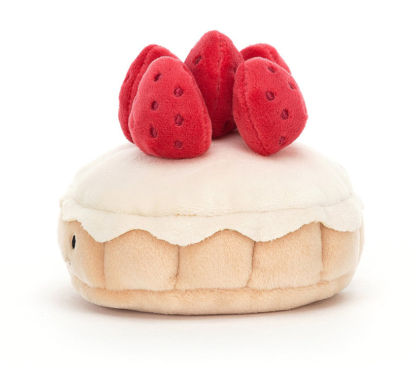 Jellycat Pretty Patisserie Tarte Aux Fraises - H7cm