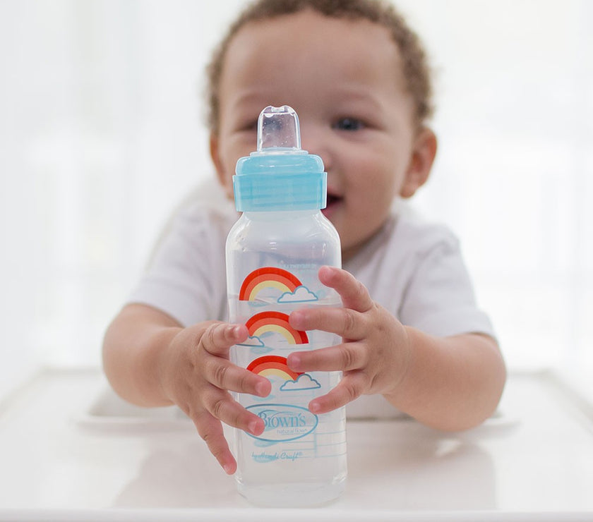 Dr. Brown’s Natural Flow Options+ Sippy Bottle Starter Kit (Assorted Designs)