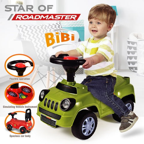 Lucky Baby Ride-On Push Car - Roadmaster (Assorted Designs)