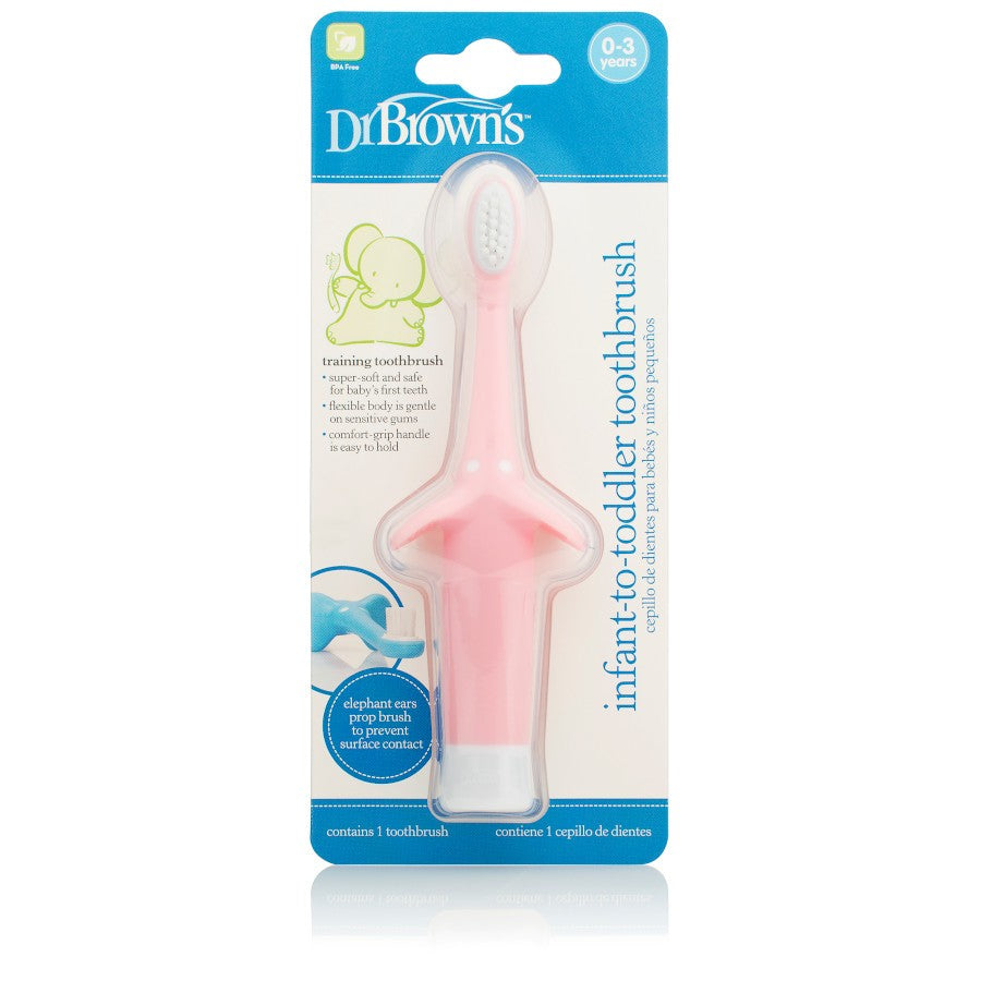 Dr. Brown’s Infant-to-Toddler Toothbrush (Assorted Designs)