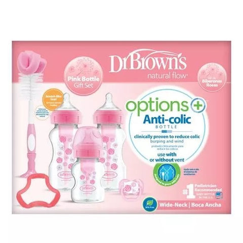 Dr. Brown's Wide-Neck Options+ Gift Set (Assorted Designs)