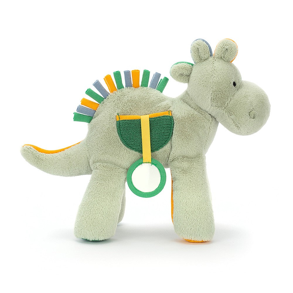 JellyCat Peek-a-Boo Dino Activity Toy - H20cm